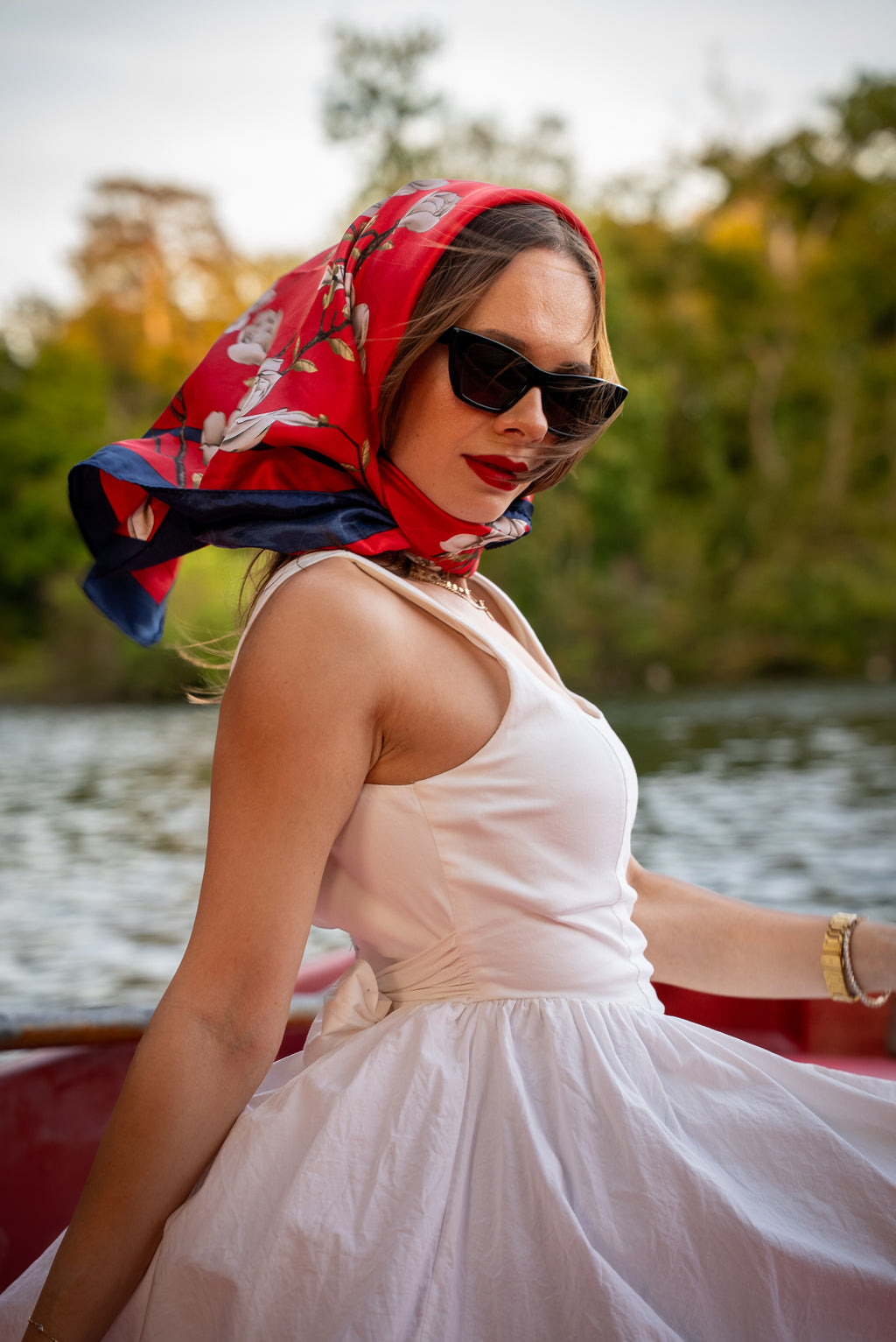 Ruby Red Madison Scarf