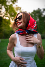 Ruby Red Madison Scarf