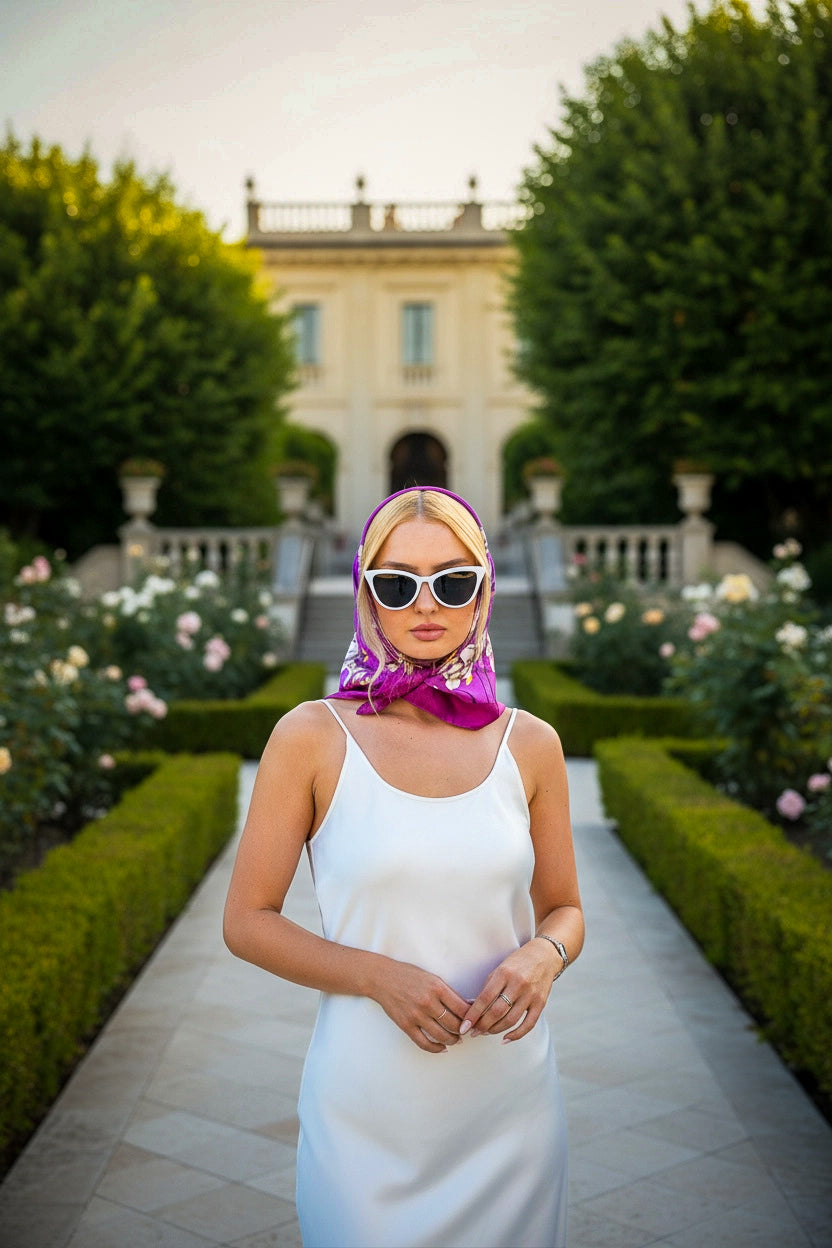 Amethyst Purple Madison Scarf